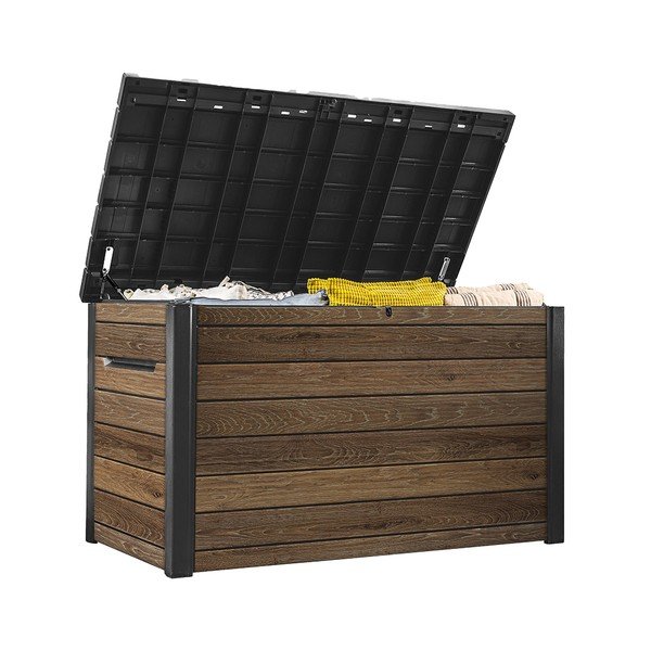 Hnedý plastový záhradný úložný box Signature – Keter-image-2