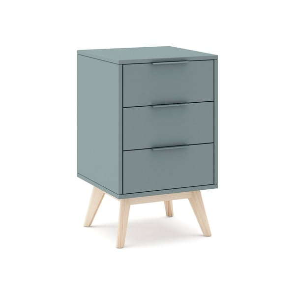 Nočný stolík sivozelený Pisco – Marckeric-image-4