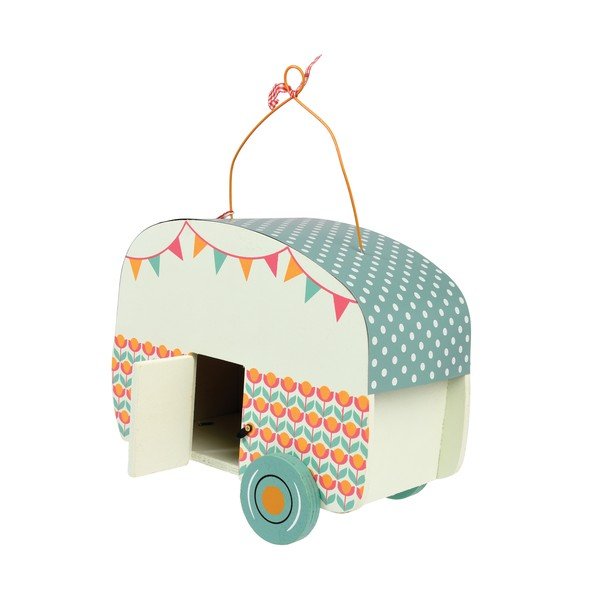 Drevená vtáčia búdka v tvare karavanu Rex London Frank-image-2