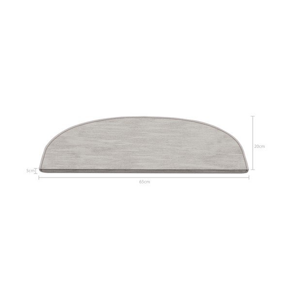Krémovobiele nášľapy na schody v súprave 16 ks 20x65 cm Desert Sand – Vitaus-image-2