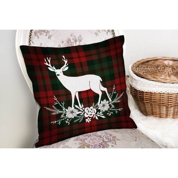 Textilná obliečka na vankúš s vianočným motívom 43x43 cm - Mila Home-image-2