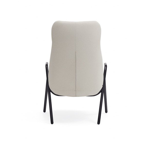 Biele kreslo Teulat Dins, výška 114 cm-image-4