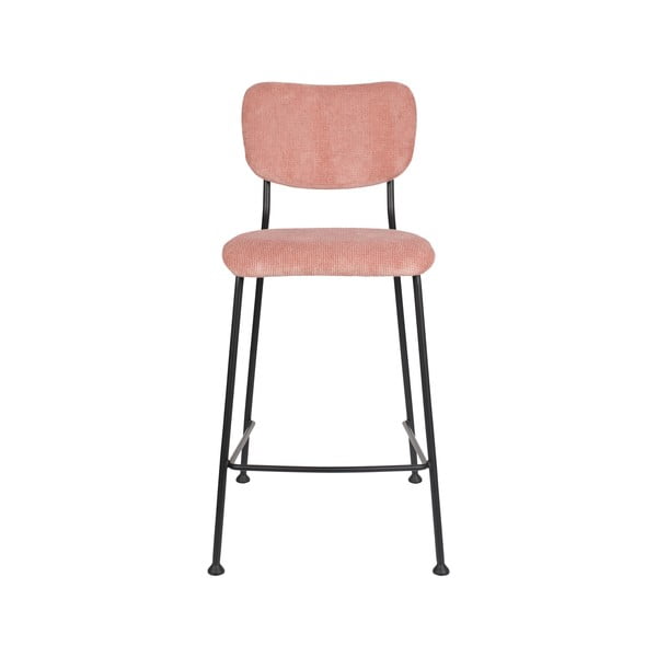 Svetloružové barové stoličky v súprave 2 ks 92 cm Benson – Zuiver