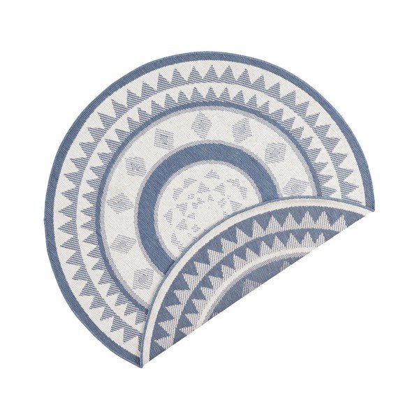 Modro-krémový vonkajší koberec NORTHRUGS Jamaica, ⌀ 200 cm-image-4