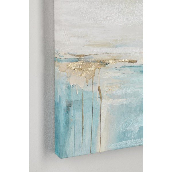 Tlačený/s ručne maľovanými prvkami obraz na plátne 60x60 cm Crown – Bizzotto-image-1