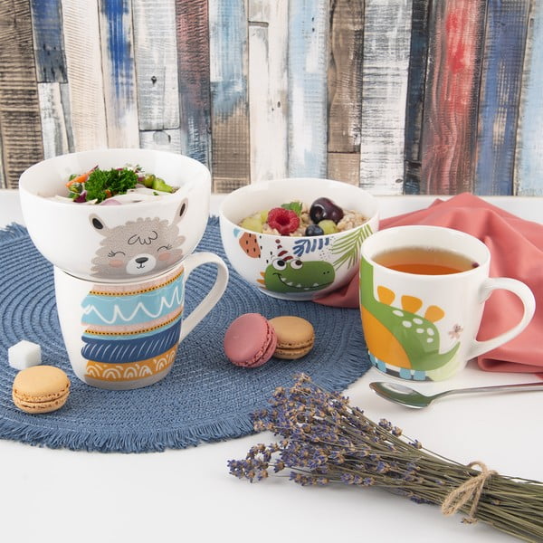 Porcelánová súprava hrnčeka a misky 2 ks 350 ml – Orion-image-1