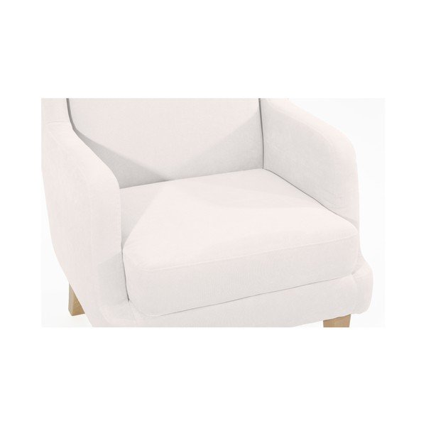 Krémové kreslo Max Winzer Bennet Suede-image-2