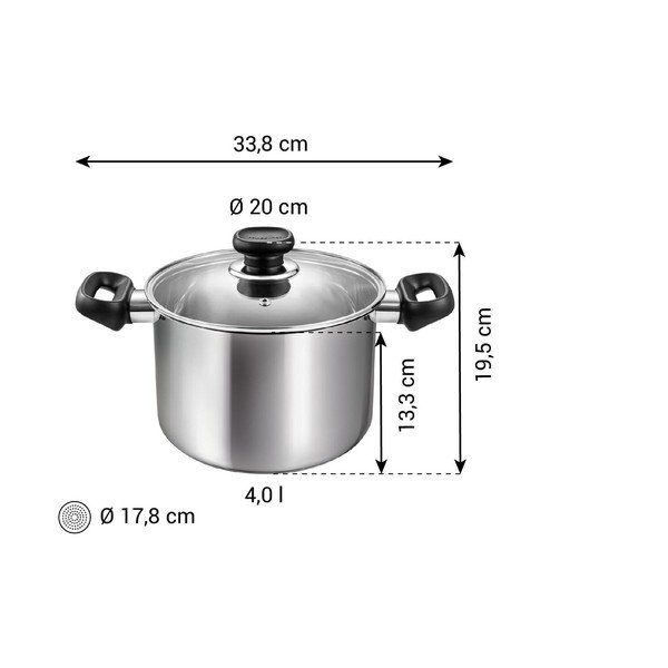 Antikoro hrniec s pokrievkou na indukciu 4 l Brava – Tescoma-image-3