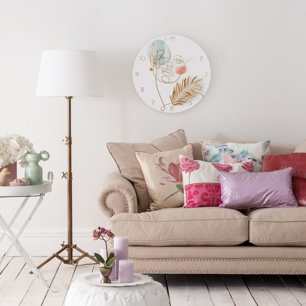 Sklenené nástenné hodiny ø 30 cm Feminine line - Styler-image-3