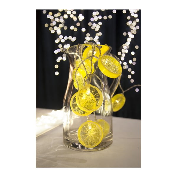 Svetelná LED reťaz Star Trading Fruity Lemons, 10 svetielok