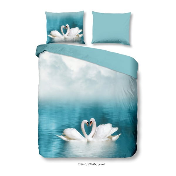 Bavlnené obliečky na dvojlôžko Good Morning Swan, 200 × 240 cm
