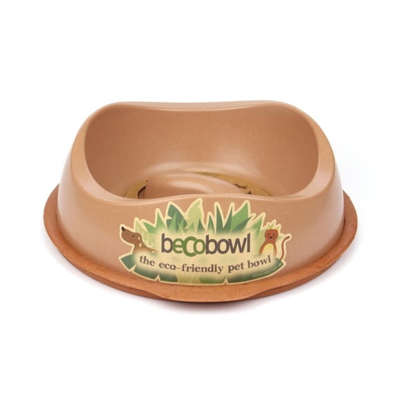 Miska pre psíkov/mačky Beco Bowl 28,5 cm, hnedá