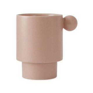 Svetloružový porcelánový hrnček Inka – OYOY Living Design