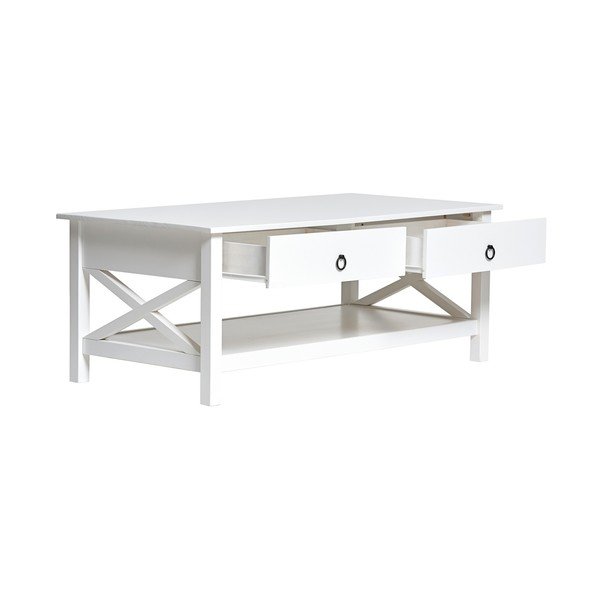 Biely konferenčný stolík Marckeric Maui, 117 × 45 cm-image-1