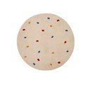 Krémový bavlnený detský koberec ø120 cm Luli – Kave Home