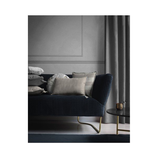 Sivý záves zo zamatu Velvet Atelier, 140 × 260 cm-image-1