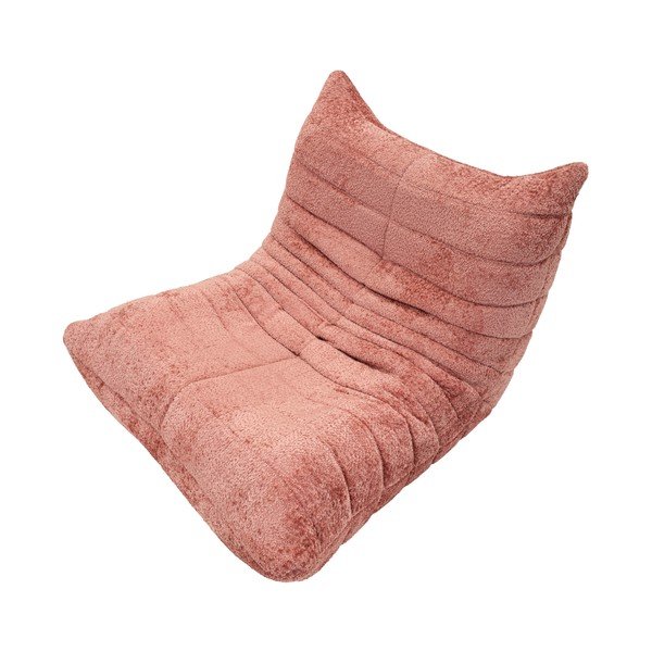 Ružový sedací vak z textílie buklé Mask – Mauro Ferretti-image-3
