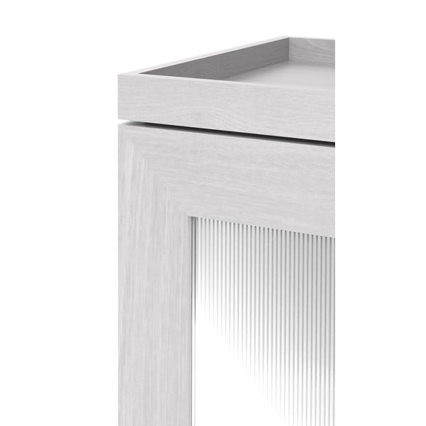 Biela kúpeľňová skrinka z dubového dreva Wireworks Mezza-image-1