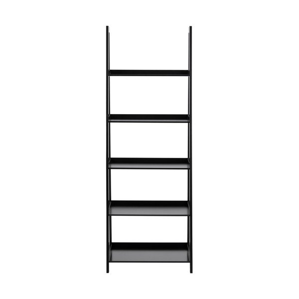 Čierny regál Actona Wally, výška 180 cm-image-2