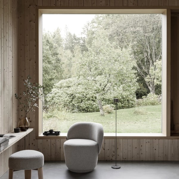 Béžové plstené kreslo KUON - Blomus-image-2