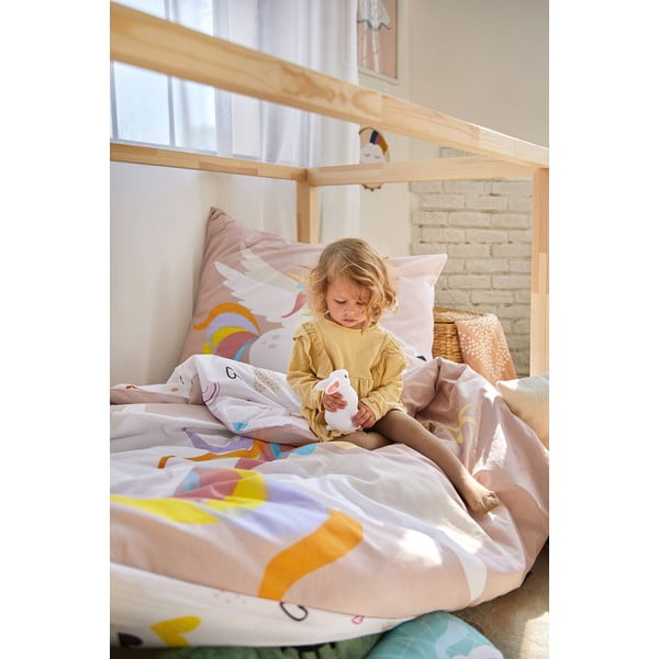 Detské bavlnené obliečky Bonami Selection Unicorn, 140 x 200 cm-image-2