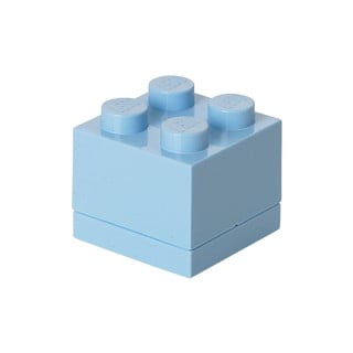 Svetlomodrý úložný box LEGO® Mini Box