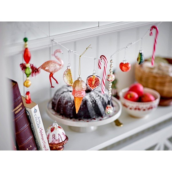 Sklenené vianočné ozdoby v súprave 5 ks 5,5 cm Finka – Bloomingville-image-1