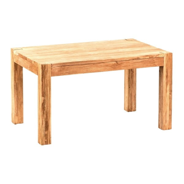Záhradný jedálenský stôl z recyklovaného teakového dreva Massive Home Ronda, 90 × 140 cm