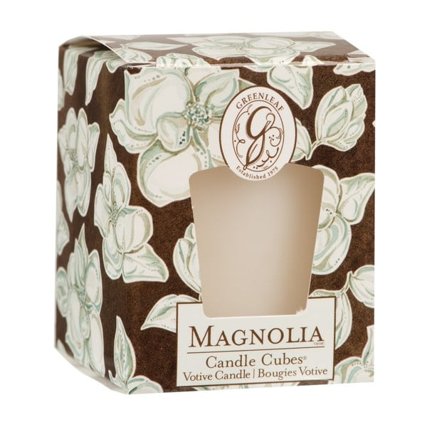 Sviečka s vôňou magnólie Greenleaf Magnolia, doba horenia 15 hodín