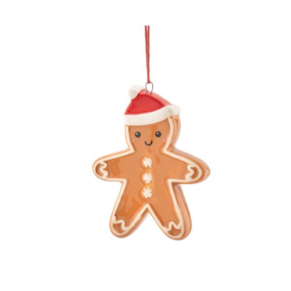 Keramická vianočná ozdoba 6 cm Gingerbread – Sass & Belle