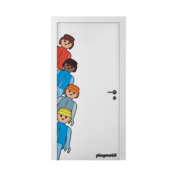 Samolepka na dvere 45x100 cm Puerta – Playmobil