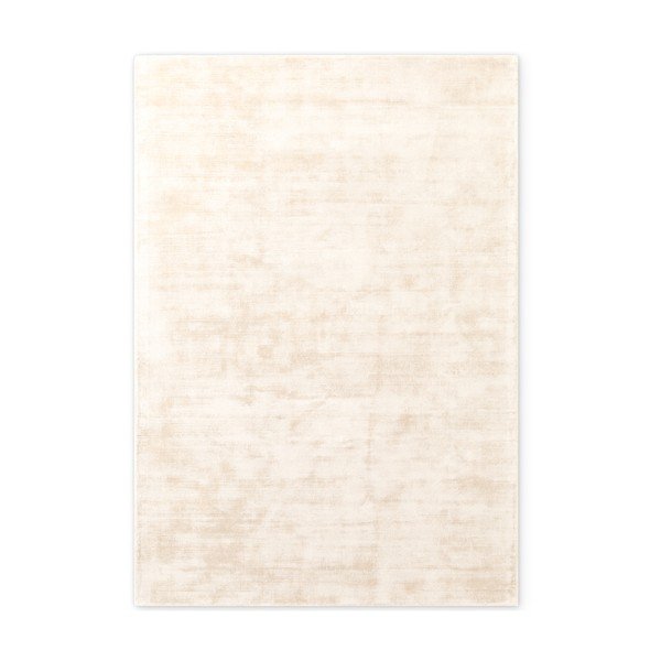 Slonovinový ručne tkaný koberec z viskózy 80x150 cm Noemi – Vikosa
