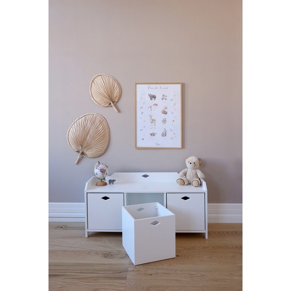 Biela detská komoda 99,5x32x48 cm Luca – Cam Cam Copenhagen-image-3