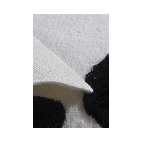 Čierno-biela kúpeľňová predložka Crasso Panda, 100 × 60 cm-image-2