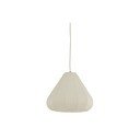 Krémovobiele závesné svietidlo s papierovým tienidlom ø 10 cm Sarella – Light & Living