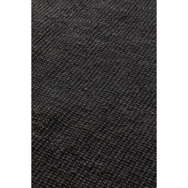Čierny jutový koberec 190x280 cm Bouclé – Hanse Home-image-2
