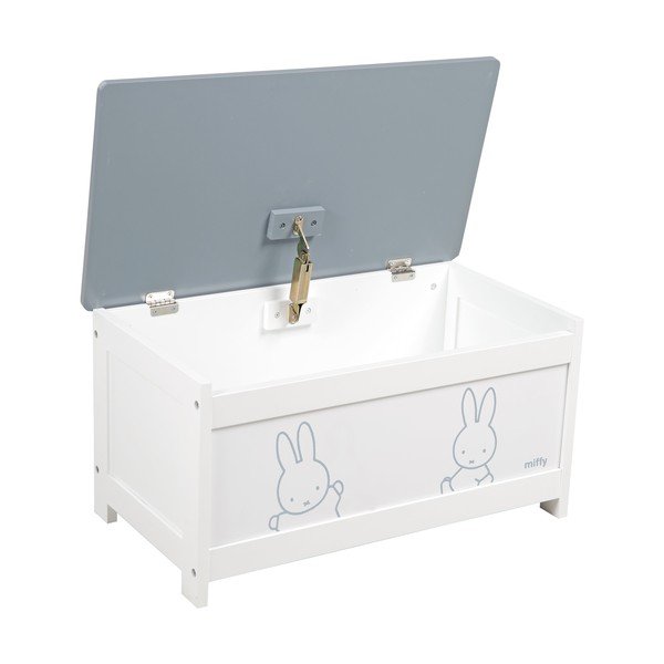 Biely detský úložný box 60x32x30 cm Miffy – Roba-image-2