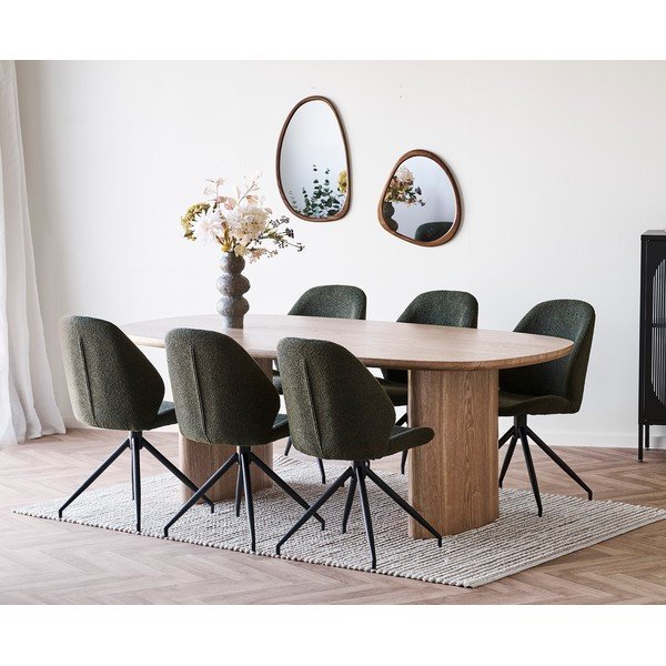 Jedálenský stôl v dekore jaseňa 110x210 cm Serra – House Nordic-image-3