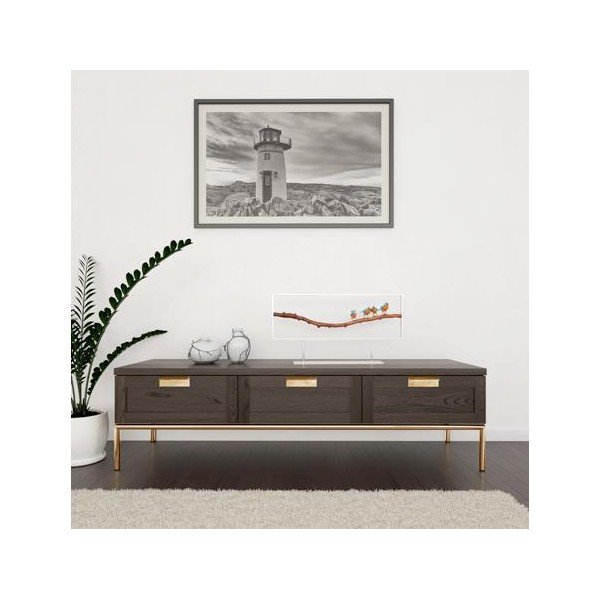 Čierna komoda Woodman Pimlico Lowboard-image-1