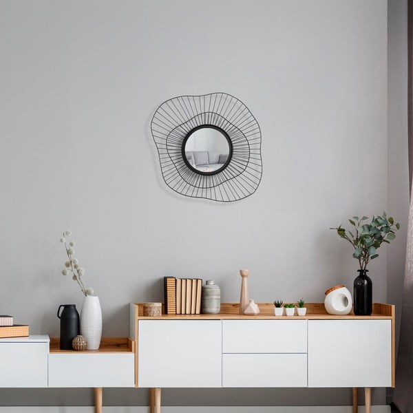 Nástenné zrkadlo 69x60 cm Flora – Wallity-image-2