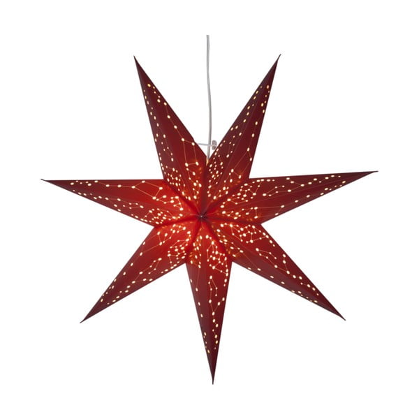 Červená svietiaca hviezda Star Trading Paperstar Galaxy, ø 60 cm