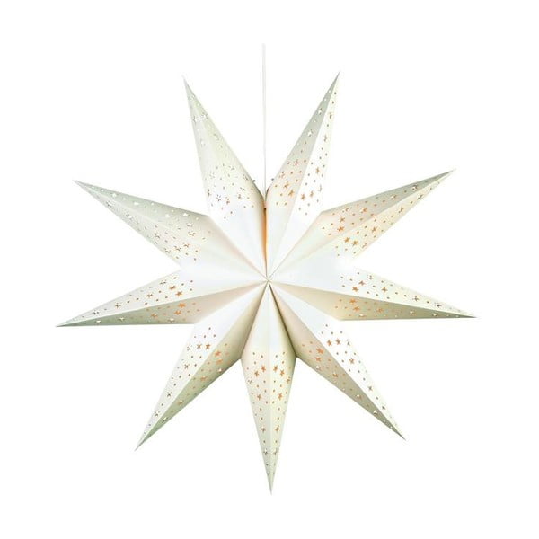 Biela vianočná svetelná dekorácia ø 75 cm Solvalla – Markslöjd