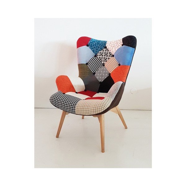 Patchworkové kreslo Castagnetti Fin-image-1