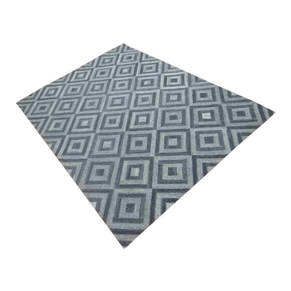Sivý koberec Woolie, 240 x 170 cm