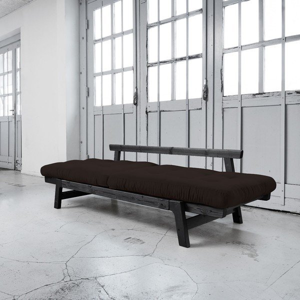 Rozkladacia pohovka Karup Step Black/Brown-image-2