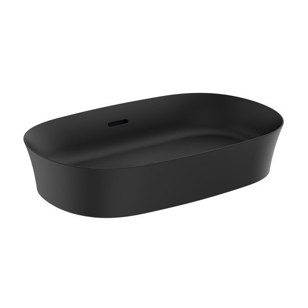 Matne čierne keramické umývadlo 60x38 cm Ipalyss – Ideal Standard