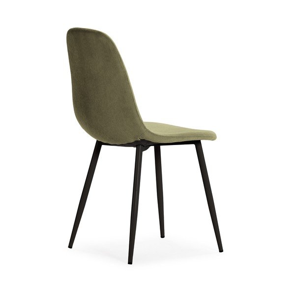 Zelené čalúnené jedálenské stoličky v súprave 4 ks Minka – Marckeric-image-3