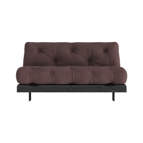 Tmavohnedá rozkladacia pohovka 160 cm Roots Black Night – Karup Design