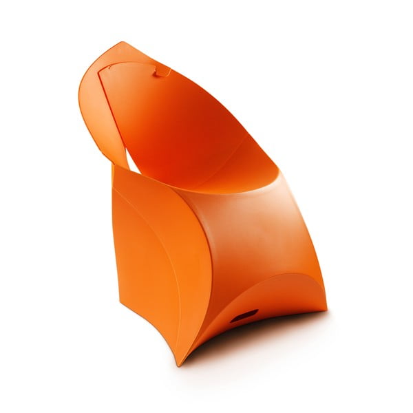 Oranžová stolička Flux