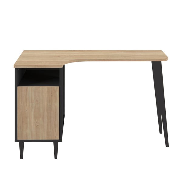 Pracovný stôl s doskou v dubovom dekore 76x120 cm Nook – TemaHome